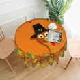 thumbnail image 2 of Thanksgiving Tablecloth Round Tablecloth 60 Inch Turkey Washable Reusable Decoration Table Cover for Kitchen Party, 2 of 6