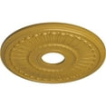 thumbnail image 3 of Ekena Millwork 16"OD x 3 5/8"ID x 3/4"P Melonie Ceiling Medallion (Fits Canopies up to 6 3/8"), Hand-Painted Iridescent Gold, 3 of 6