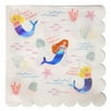 LET'S BE MERMAIDS LUNCH NAPKINS, 16CT
