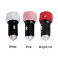thumbnail image 3 of Cargador De Martillo De Seguridad Para Teléfono Móvil Con Tachuelas De Diamantes, Cargador De Coche De Aleación De Aluminio Para Teléfono De Coche De Carga Rápida Usb Dual Eigraketly VI008647-03, 3 of 7