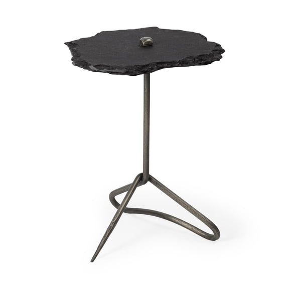 Mercana Industrial Accent Table With Black Finish 67803-AB