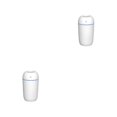 thumbnail image 1 of Difusor de aroma Cateissary Ambientador Mini humidificador Botón de control Gran capacidad Accesorios para el hogar Sala de estar Blanco 2piezas, 1 of 6