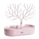 thumbnail image 1 of Soporte para árbol de joyería, gran capacidad, decorativo, torre de árbol, organizador de joyas con cajón base para collar, pendientes y llaves., 1 of 13