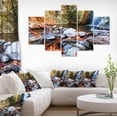 thumbnail image 1 of Beautiful Serenity Waterfall in Cyprus - Landscape Wall Art on Canvas, 1 of 3