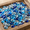 Cobalt Blue, Crystal Ice, Caribbean Blue-1/2", variant on 10-pound Blended Fire Glbeads - 1/2 Inch Drops Green Crystal Ice Caramel Luster For Indoor And Outdoor Gas Pits Fireplaces