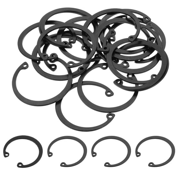 Uxcell Internal Retaining Rings, C-Clip Snap Ring Internal Retaining Circlip Snap for Automotive Grooved 40 mm