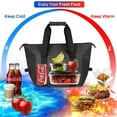 Insulated Grocery Thermal Tote Bags Reusable Insulation Zippered Bag