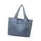 thumbnail image 4 of Bolso bolso de viaje bolso de viaje liviano bolso de lona plegable para mujeres sport gym bolso para viajes de compras al aire libre de vacaciones Azul, 4 of 8