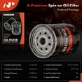 thumbnail image 2 of A-Premium 4-PC 10K Miles Protection Spin On Oil Filter Compatible with Ford F-600, F-700, F-800 & Chevrolet Impala, Suburban, Tahoe & GMC Yukon & AM General & Hummer & Isuzu & Pontiac & Studebaker, 2 of 9