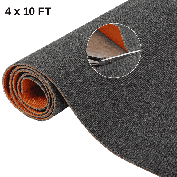 Petoto Runner Rug, 4' x 10' Commercial Rugs with Non-Slip Backing, Heavy Duty Carpet Runners for Indoor Outdoor Hallway Office Kitchen Balcony Deck Entryway