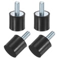 thumbnail image 1 of Uxcell 4-Pack Montajes de Caucho con Pernos Macho M5 x 12mm D15mmxH15mm, 1 of 1
