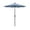Air Blue, variant on 7.5' Pacific Trail Series Patio Umbrella With Stone Black Aluminum Pole Aluminum Ribs Push Button Tilt Crank Lift With Sunbrella 1A Teak Fabric