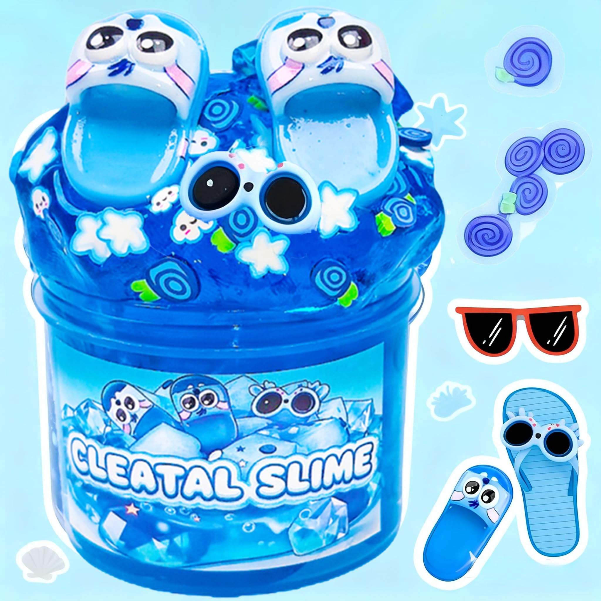 12 Pack Slime kit,DIY Butter Slime,Stress Relief Toys,Craft Toy, for Girl and Boys Party Favors,Easter Basket Fillings and Birthday Gift