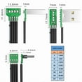 thumbnail image 4 of 5-200cm 90 Degree USB 2.0 to Micro USB Up Bend Flat Cord Silicone Cable for Smartphones Tablets Support 5V2A Charging, 4 of 8