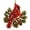 Style G, variant on Luxury Crystal Christmas Ornament, Gold Christmas Ornaments Detailed Elf Tree Decoration with Red Iridescent Accents, Christmas Decorations for Indoor Holiday Display, Gold Decorations for Party