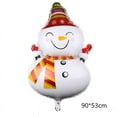 thumbnail image 3 of Globo de aluminio navideño 2025 con forma de Papá Noel, reno, árbol, muñeco de nieve, hombre de jengibre, decoración para fiestas navideñas, 3 of 5