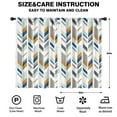 thumbnail image 2 of Blackout Kids Curtains,Multicolor Chevron Pattern Childrens Insulated Curtains Set Of 2,Bedroom Essentials,Toddler Room Decor 52x84in(132x213cm), 2 of 5