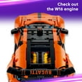 thumbnail image 6 of LEGO Technic Bugatti Chiron Pur Sport Hypercar Building Toy for Boys & Girls - Sports Car Toy W/Realistic Steering & Engine for Kids & Racing Fans, Ages 9+ - Gift Idea for Birthdays - 42222, 6 of 8