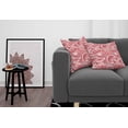 thumbnail image 3 of Ambesonne Colorful Throw Pillow Cover 2 Pack, Retro, 18", Mauve Rose Red, 3 of 5