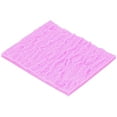 thumbnail image 2 of Tree Bark Texture Silicone Mold Cake Fondant Lace Mold Imprint Mat Decorating SuppliesPink, 2 of 8
