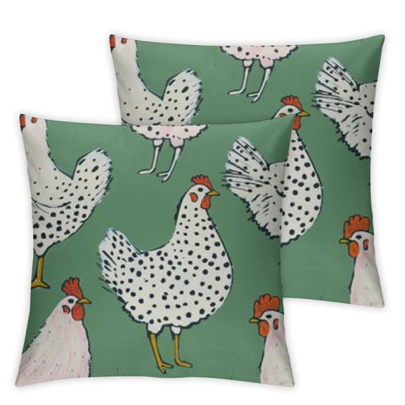 BANET Throw Pillow Cover Set of 2 Cases Decor Pillowcase Square Pillow Slip 12x12in