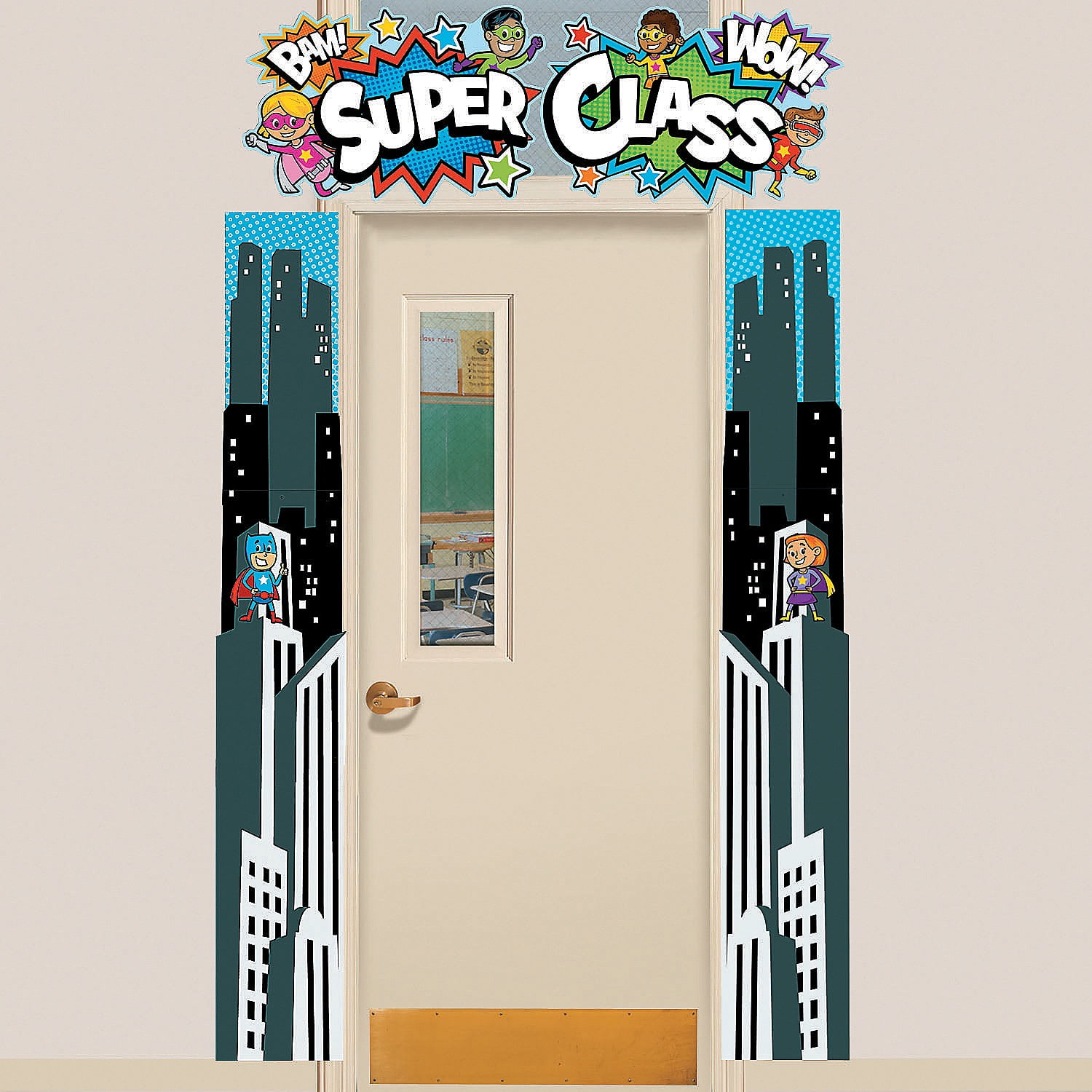 Superhero Door Border - Educational - 3 Pieces