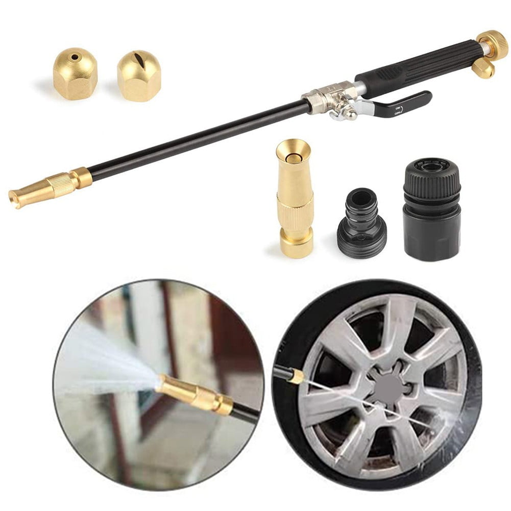 RichLink High Pressure Adjustable Garden Hose Nozzle: 3 Spray Tips for Ultimate
