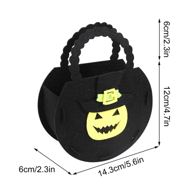Bolsas de Dulces de Halloween Bolso de Mano de Halloween, Bolso No Tejido, Regalo de Niños Fantasma, Bolso de Dulces, Accesorios Y Suministros de Halloween Bolsas de Regalo Pequeñas