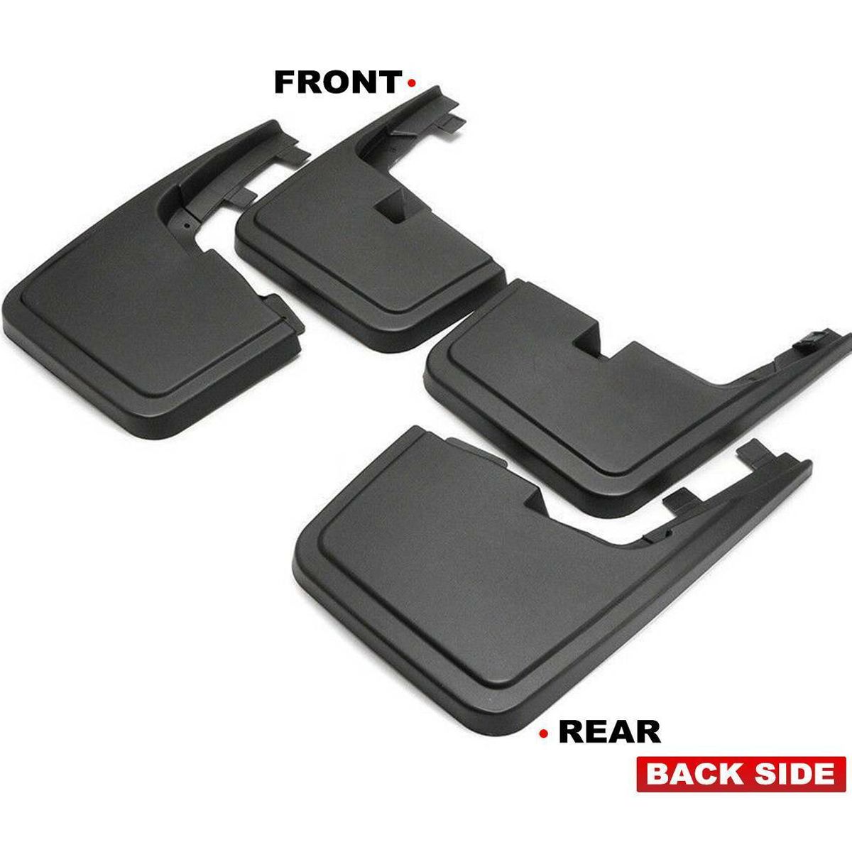 Geelife Splash Guards Molded Mud Flaps F-150 2015-2020 without Fender Flares