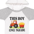 thumbnail image 4 of Inktastic Farming Cute Boy Loves Tractors Boys Baby Bodysuit, 4 of 5