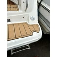 thumbnail image 3 of 1994 Bayliner 2355 Swim Platform Cockpit Pad Boat EVA Foam Teak Deck Floor Mat, 3 of 7