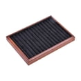 thumbnail image 4 of Organizador de bandeja de joyería de madera para femeninos con elegante exhibición de joyas de bandeja de almacenamiento para escaparate de la tienda Estilo a, 4 of 9