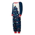 thumbnail image 4 of Nituyy Family Matching Christmas Pajamas Set,Snowman Printing Tops Long Pants Sleepwear, 4 of 10