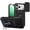Black, variant on Mofio Case for iPhone 18 Pro, Slide Camera Lens Cover, Rotating Ring Kickstand, Hidden Credit Card Holder Slot, Magnetic Car Mount Ready PC TPU Heavy Duty Cover, Silver