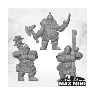 Ogre Warriors Tabletop RPG Miniature Set Mountain War: Bone and