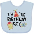 thumbnail image 3 of Inktastic I'm the Birthday Boy Boys Baby Bib, 3 of 4