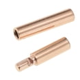 thumbnail image 3 of Plated Bayonet Clasp for Round Leather Necklace Bracelet Making Finding 1.6mm, 3 of 8