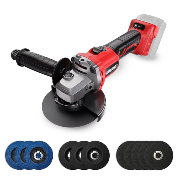 Brushless Cordless Angle Grinder 4-1/2", Compatible with Milwaukee M18 Battery, 18V Power Tool with 6 Variable Speed for Cutting & Polishing (Tool Only)