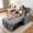 Light Gray, variant on BSHTI 37.2" Convertible Pull-Out Sleeper Chair – with 3 Adjustable Angles, Velvet Upholstery, Side Pocket Storage, Solid Wood Frame,Dark Gray