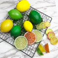 thumbnail image 2 of Simulación de fruta simulación de limón plástico rodaja de limón modelo de fruta accesorios de fotografía hogar péndulo, 2 of 5