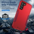 thumbnail image 6 of for samsung galaxy S21 Case, Galaxy S21 Case with HD Screen Protector [Military Grade Drop Tested] Heavy-Duty Tough Rugged Shockproof Protective Case for S21, Pink, 6 of 10