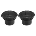 thumbnail image 1 of Salida de aire acondicionado universal para salpicadero, salida de ventilación redonda para RV, autobús, barco, diámetro de tubo de 1,81 pulgadas, plástico, negro, 2 unidades, 1 of 7