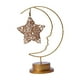 thumbnail image 2 of Lámpara de luna colgante, lámpara de noche, centro de mesa, decoraciones, adorno de noche Estrellas de ratán, 2 of 9