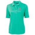 thumbnail image 2 of Women's Cutter & Buck Mint San Diego Padres City Connect Virtue Eco Pique Recycled Polo, 2 of 3