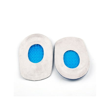 NK Heel Cups Plantar Fasciitis Inserts - 1or2 Pair Silicone Gel Heel Cup Pads for Heel Spur and Pain
