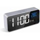 thumbnail image 1 of Digital Alarm Clock, LED Alarm Clock with Snooze Function, USB Charging (Silver), 1 of 5