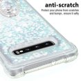 thumbnail image 4 of Funda para Samsung Galaxy S10 Plus con Brillo Líquido Flotante, Purpurina, Parachoques y Anillo Giratorio Soporte, 4 of 5