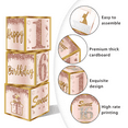 thumbnail image 2 of Happy Greetings Sweet 16 Party Decorations Kit for Girls, Rose Gold 16th Birthday Boxes, Balloon, Birthday Banner & Party Supplies Set for Women - 44 PCS, 2 of 9