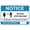 Warning Sign 1, variant on Notice Stop Restricted Area Authorized Personnel Only Sign - 8"x12" Aluminum UV Ink Printed Sign for House Business, Restricted Area, Access Control