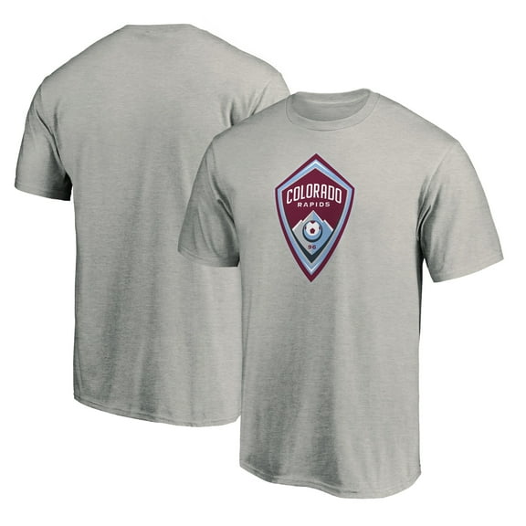 Men's Heathered Gray Colorado Rapids Logo T-Shirt